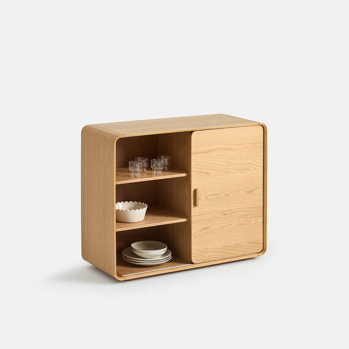 Redag 2-Door Oak Veneer Sideboard – image 4