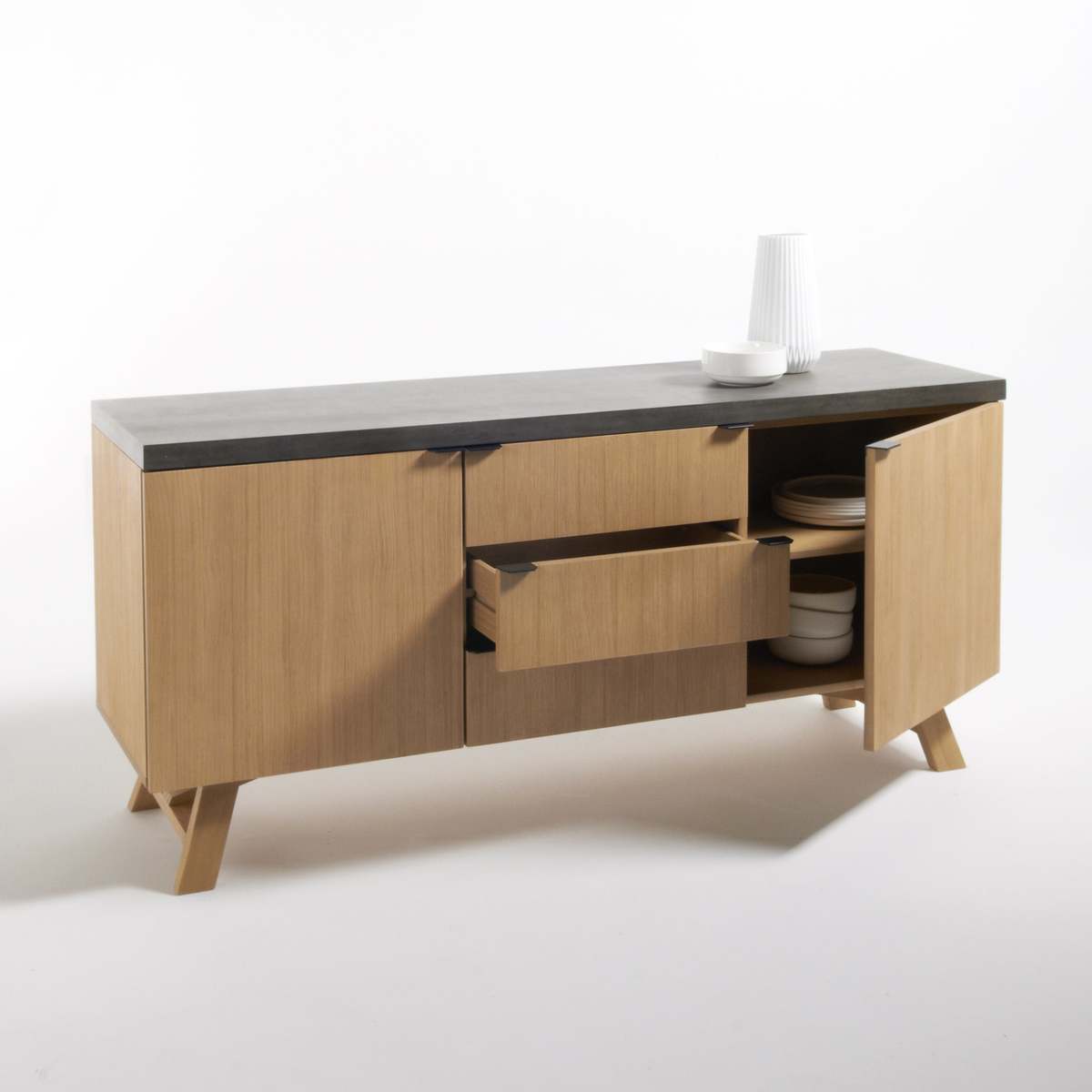 CONCRITE Sideboard with 2 Doors & 3 Drawers – image 2