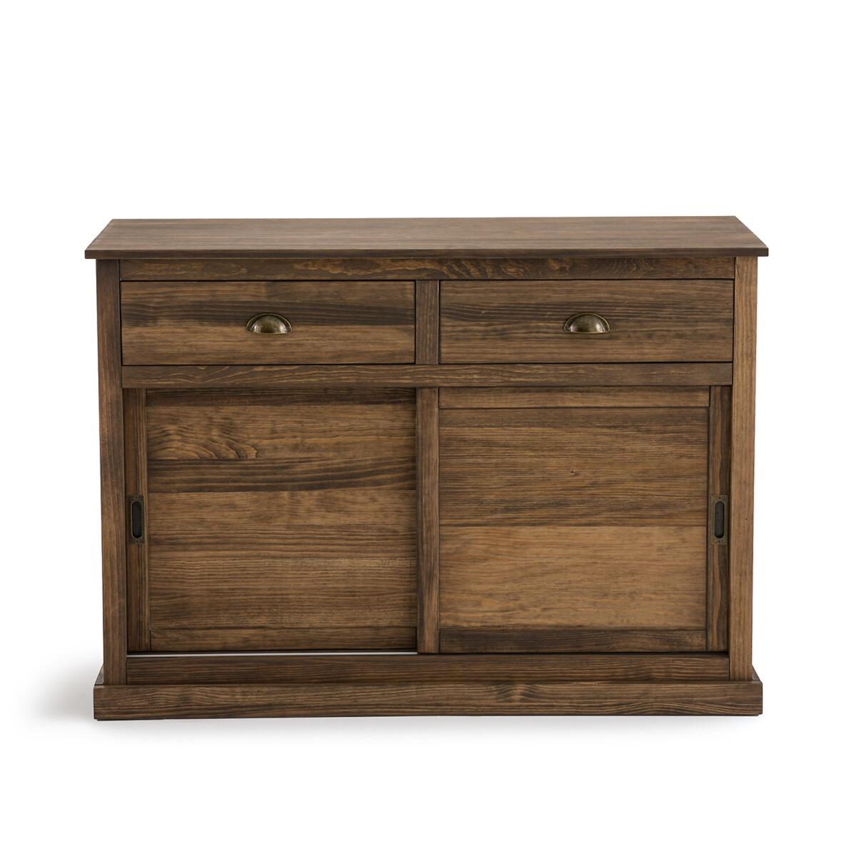 Lunja Pine 2 Drawer & 2 Cupboard Double Sideboard – image 2