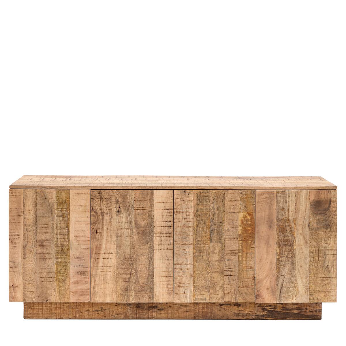 Rustana Weathered Mango Wood 4 Door Sideboard – image 2