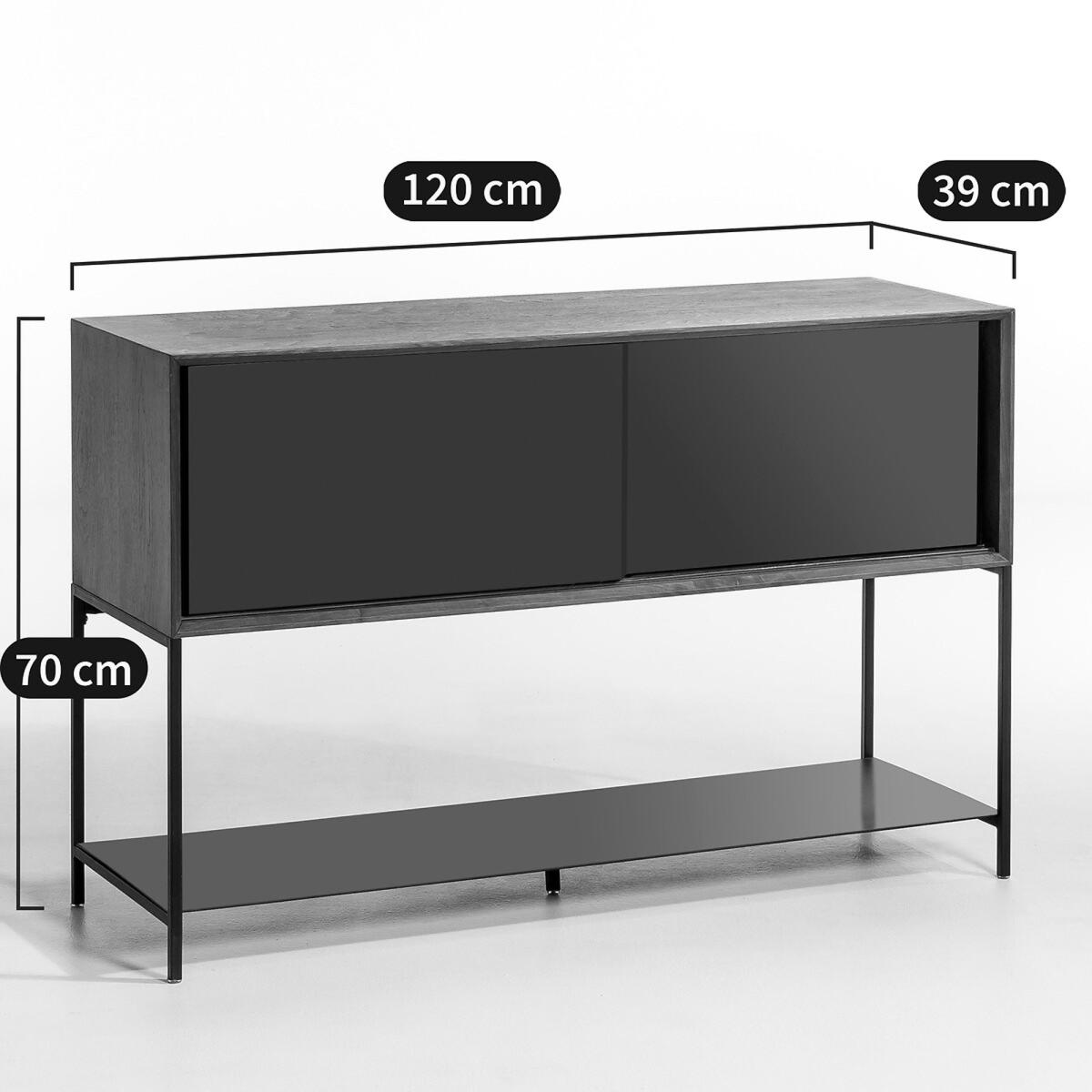 Mambo Metal & Walnut Veneer Sideboard – image 5