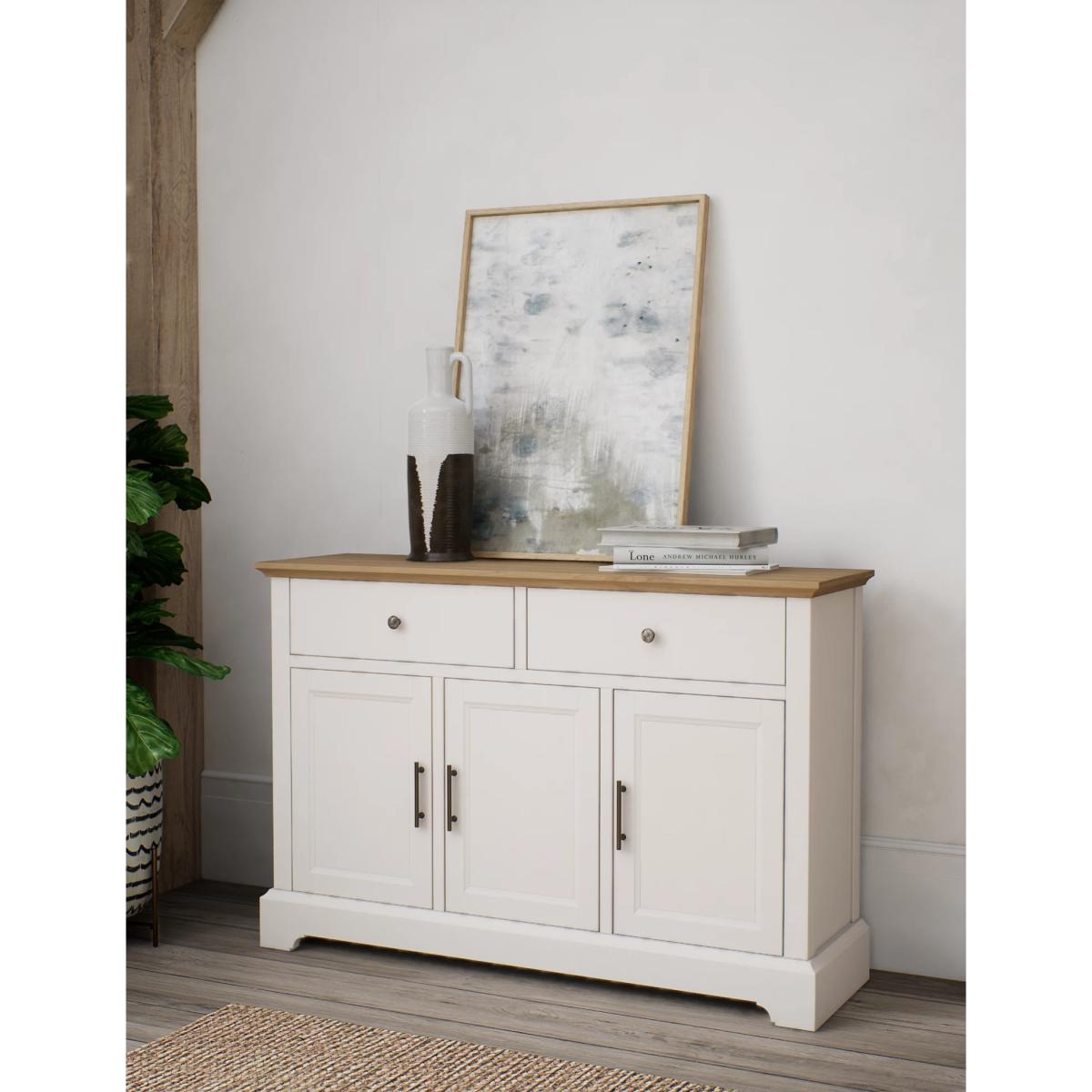 M&S Winchester Large Sideboard - White Mix, White Mix – image 2