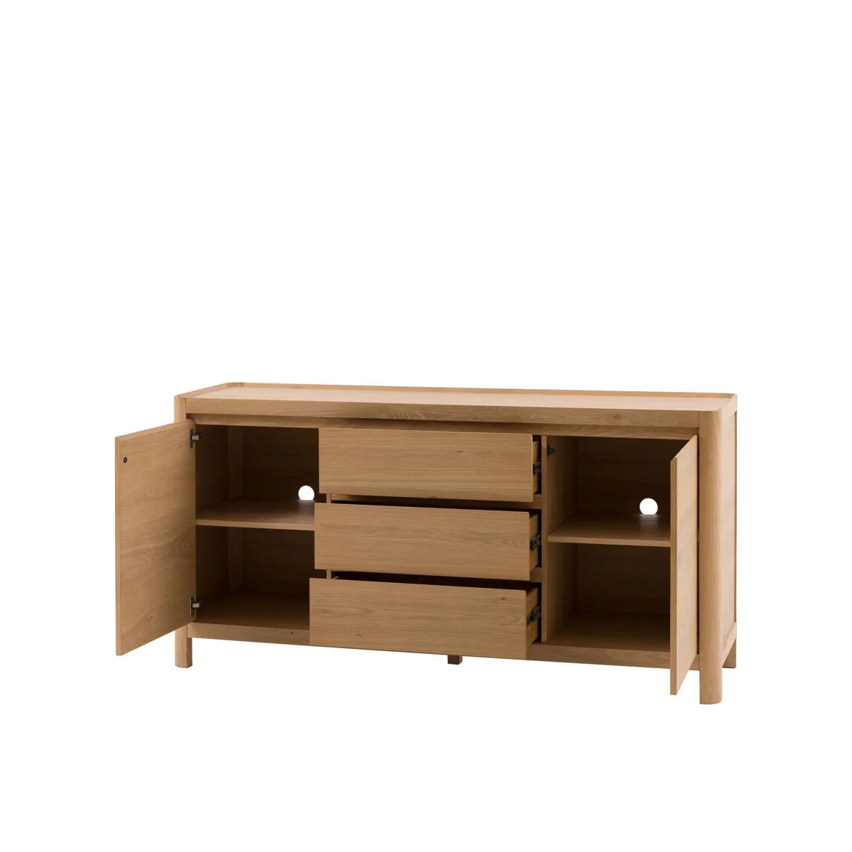 Gallery Direct Ember 3 Door Sideboard Natural – image 7
