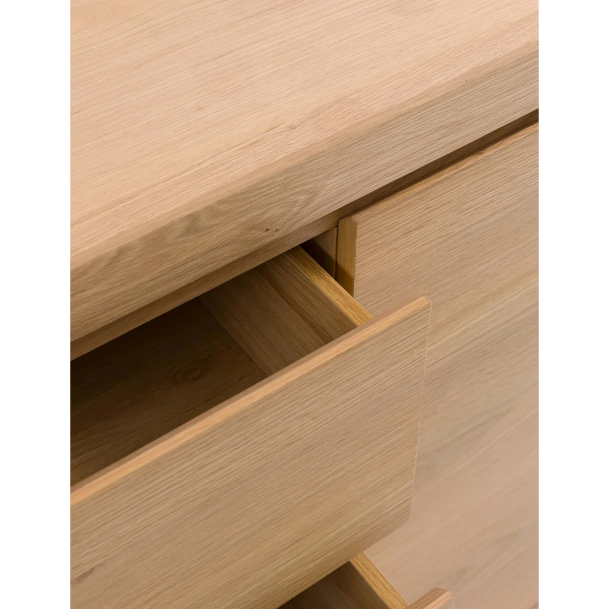 Gallery Direct Ember 3 Door Sideboard Natural – image 10