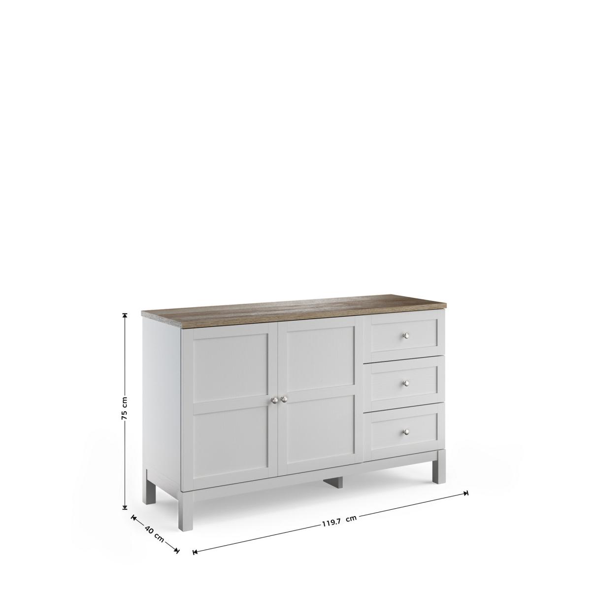 M&S Salcombe Large Sideboard - Natural, Natural,Light Grey – image 6