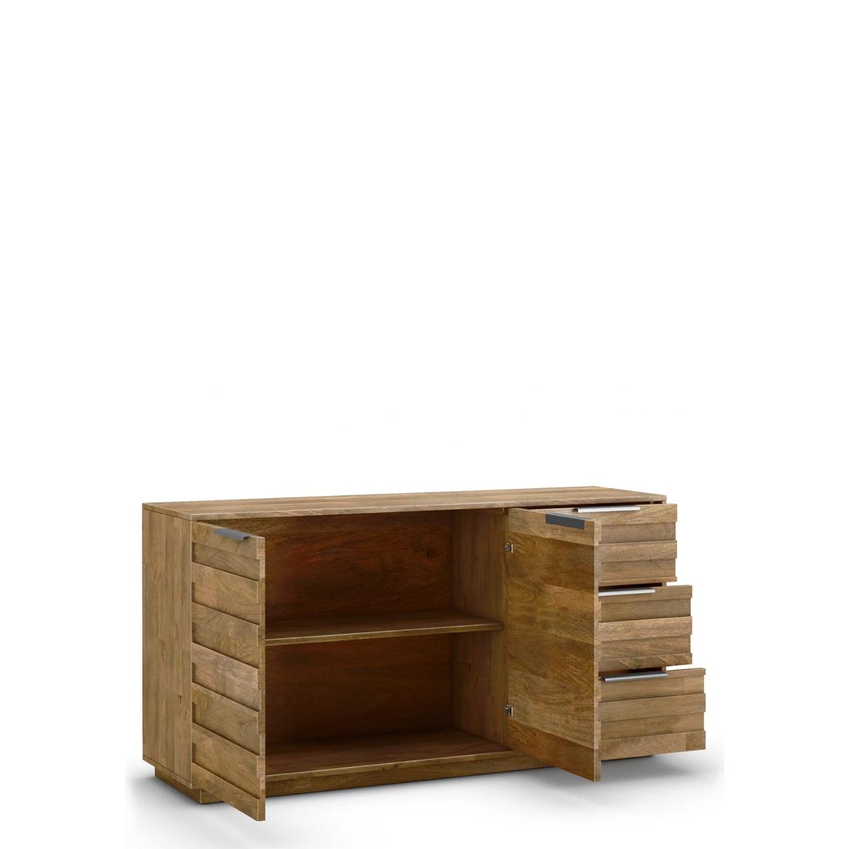 M&S Groove Large 2 Door Sideboard - Wood, Wood – image 3