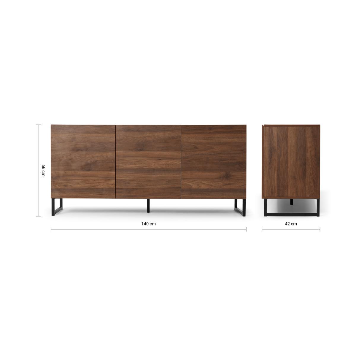 Hopkins Large Sideboard, Walnut Effect – image 10