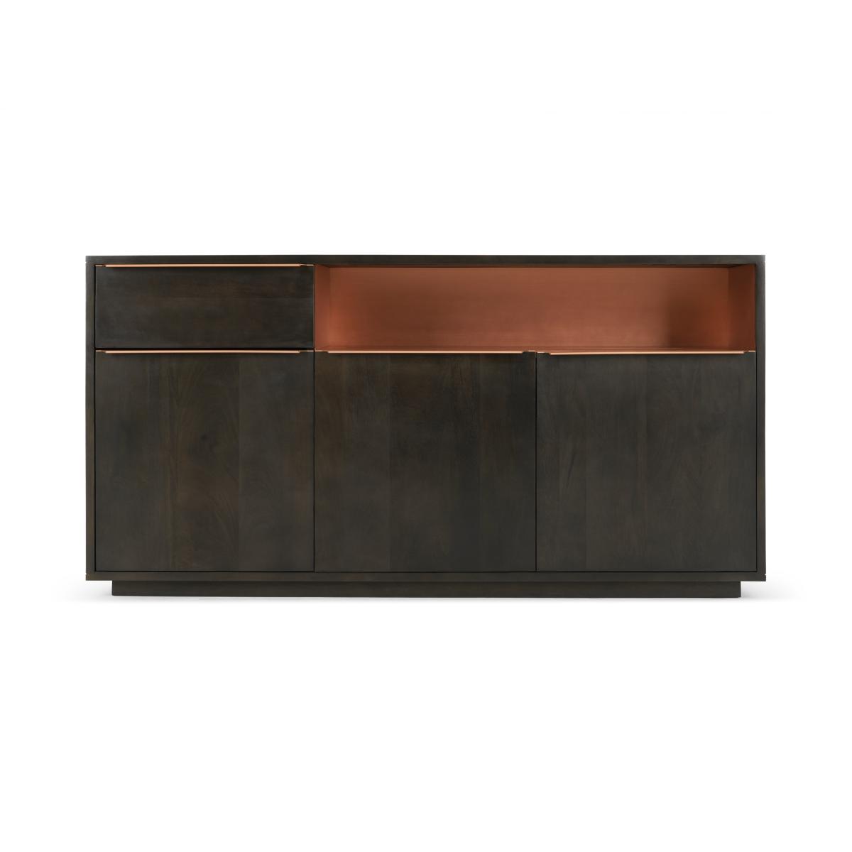 Anderson Sideboard, Mocha Mango Wood & Copper – image 2