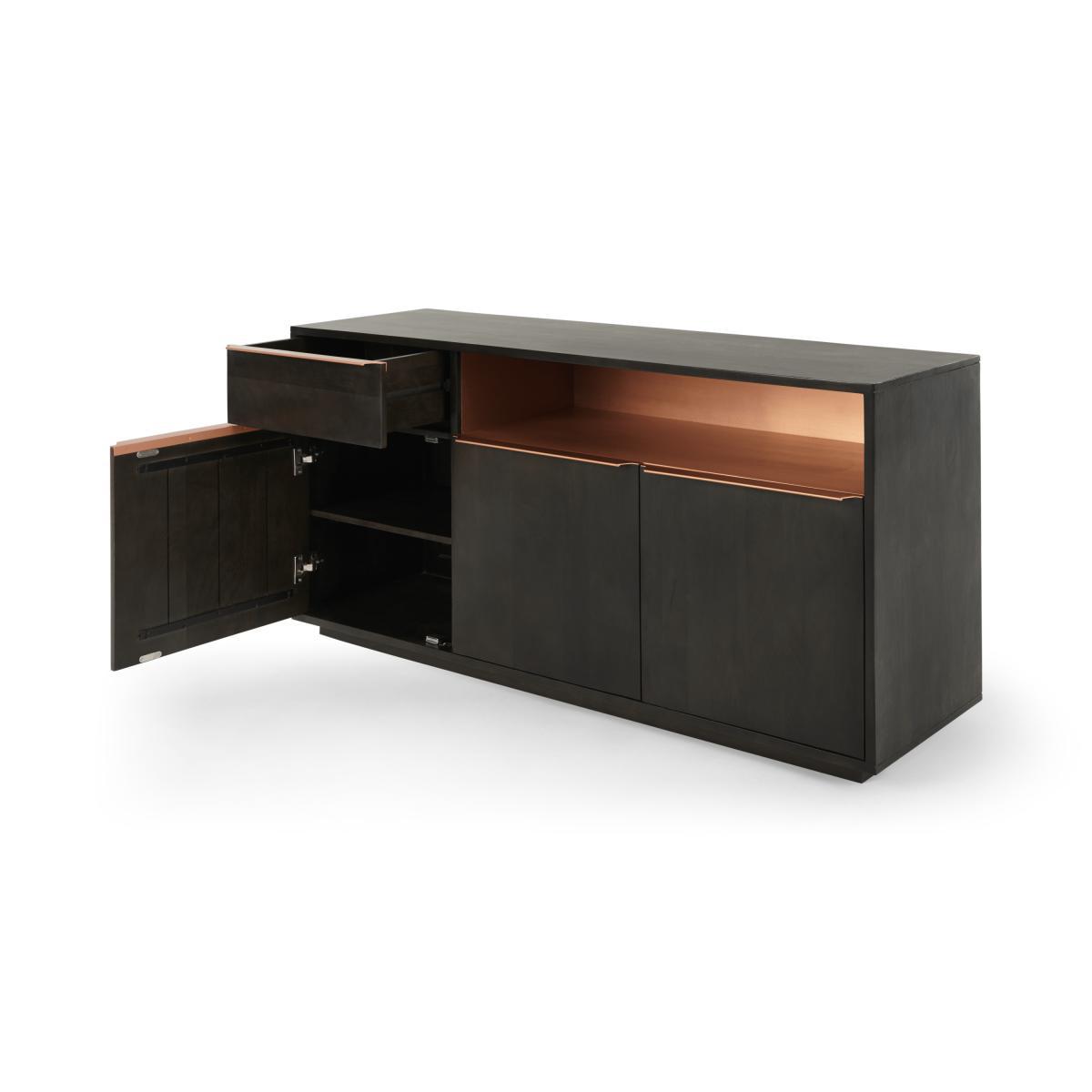 Anderson Sideboard, Mocha Mango Wood & Copper – image 6