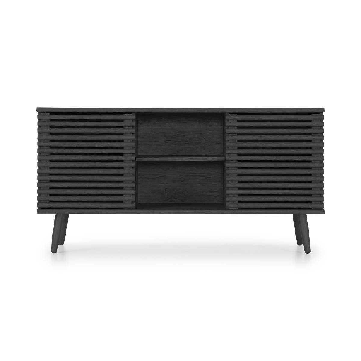 Tulma Wide Sideboard, Black Wood Effect – image 2