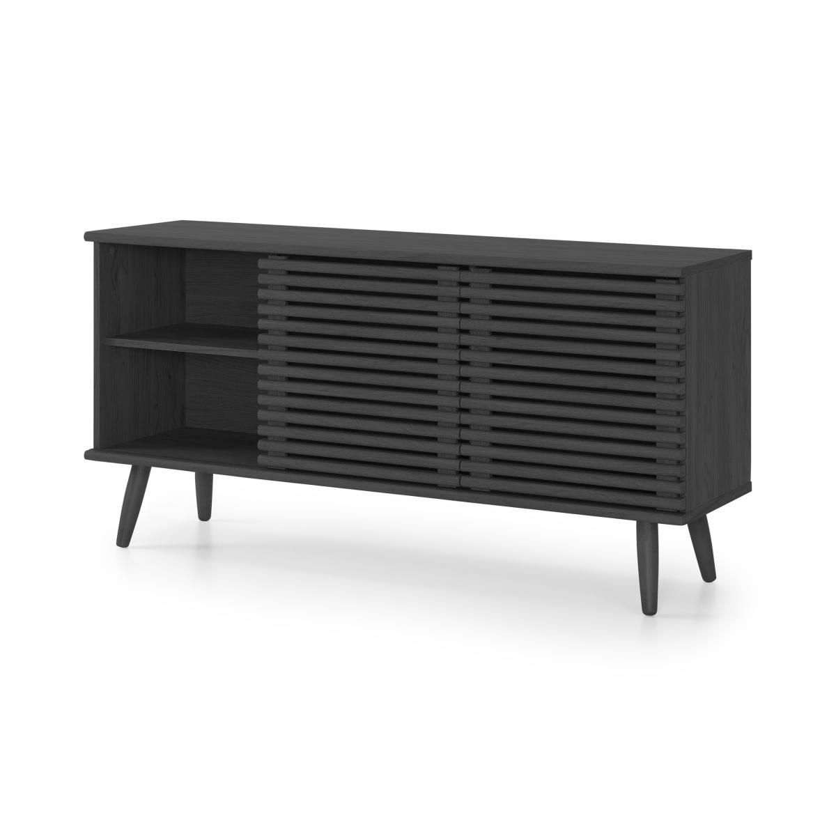 Tulma Wide Sideboard, Black Wood Effect – image 6