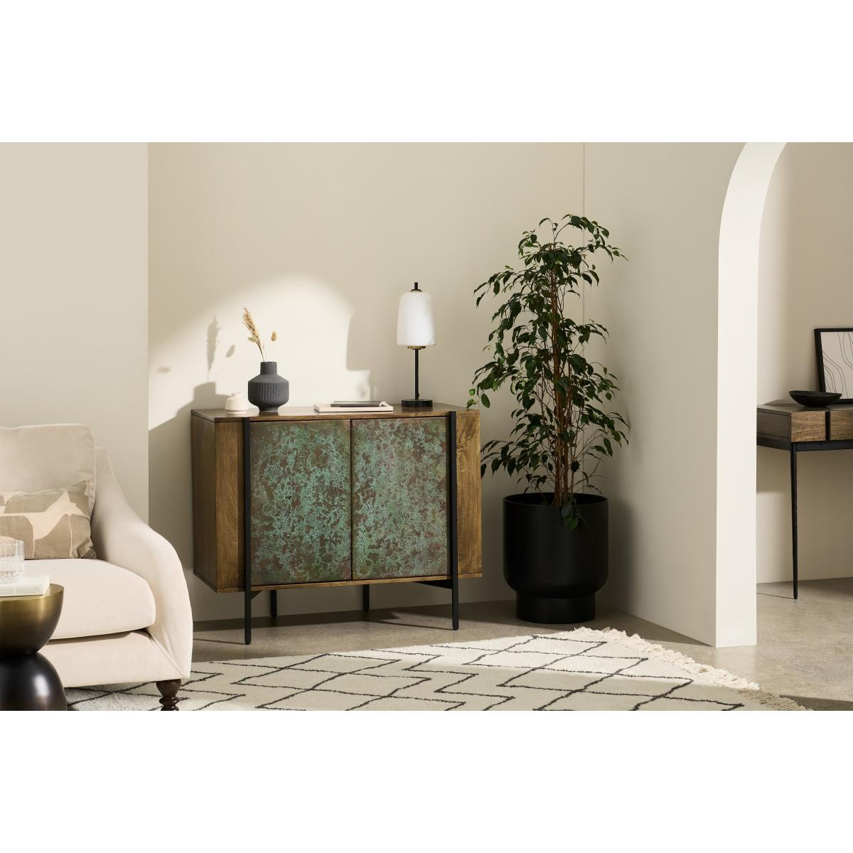 Morland Compact Sideboard, Mango Wood & Patina – image 4
