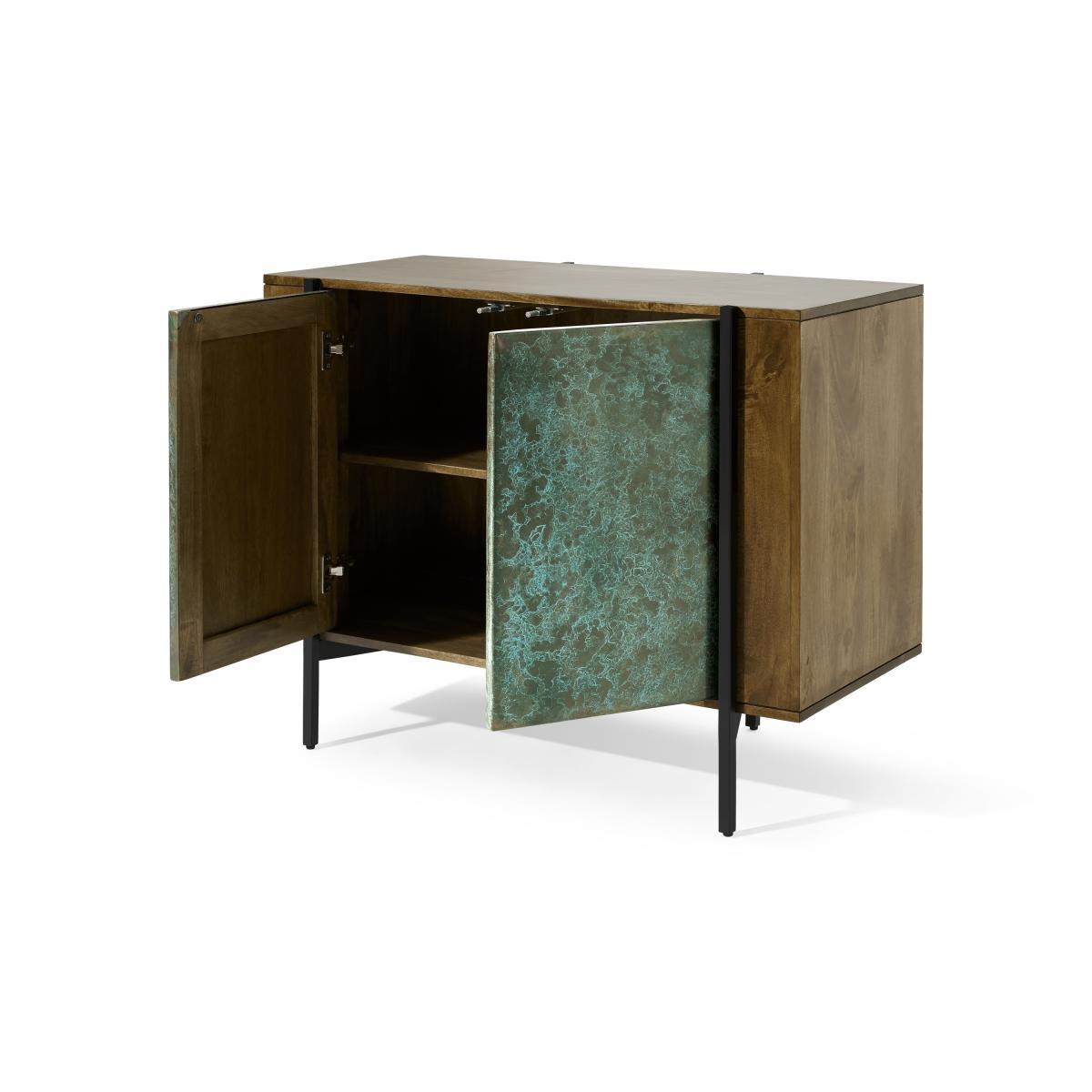 Morland Compact Sideboard, Mango Wood & Patina – image 6