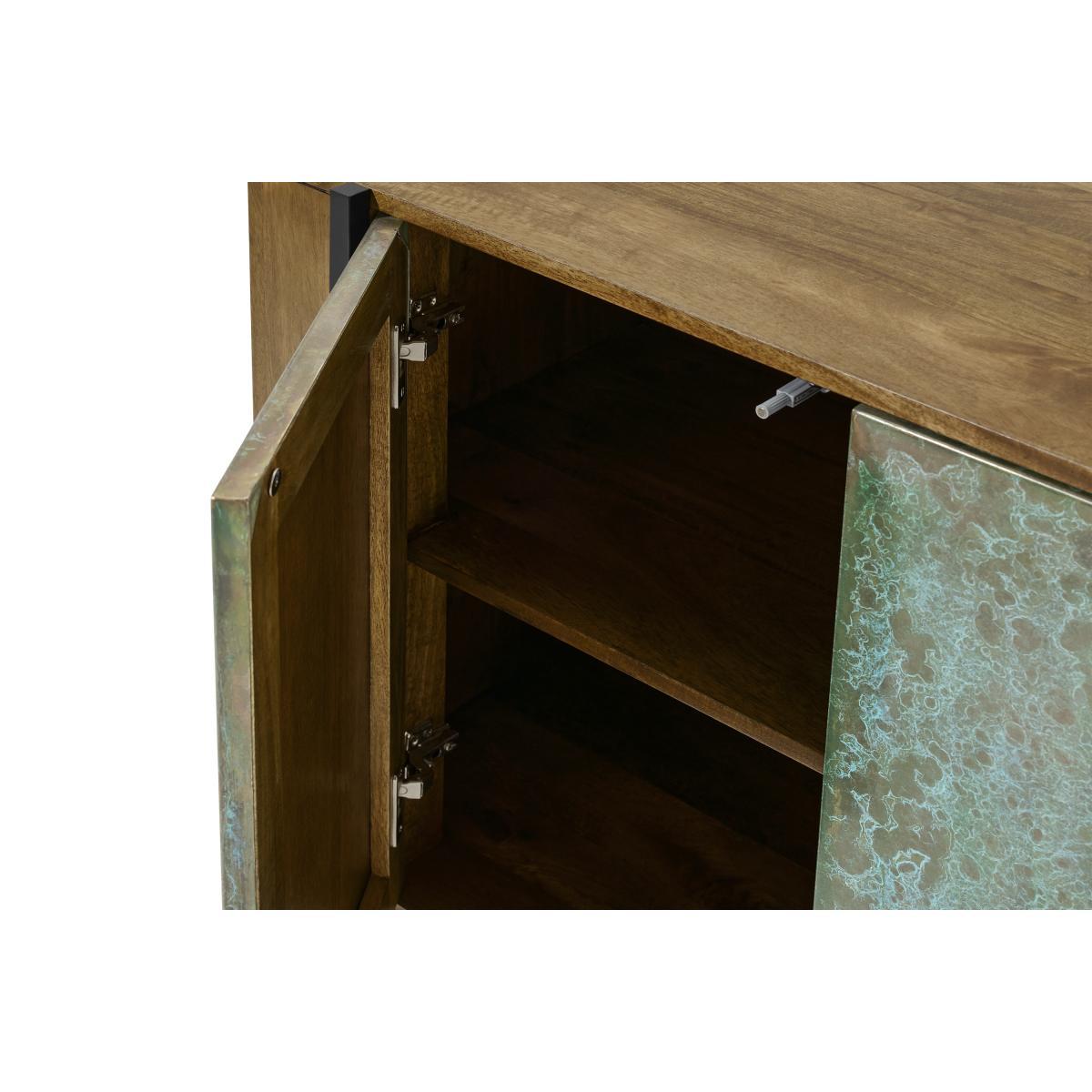 Morland Compact Sideboard, Mango Wood & Patina – image 7