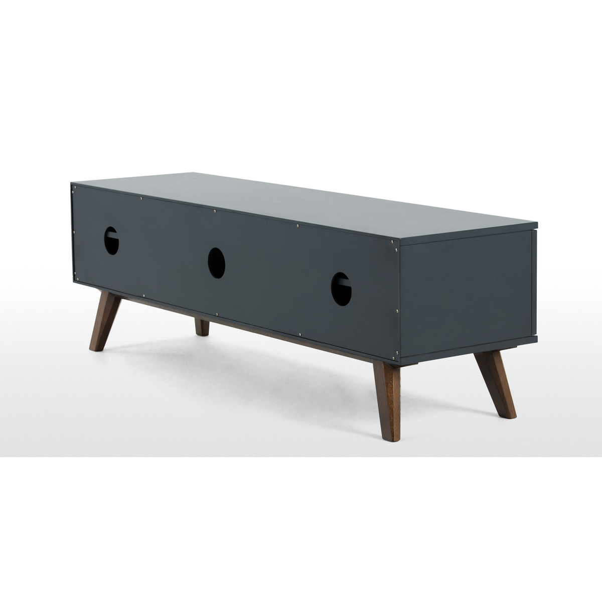 Averio TV Stand, Dark Stain Oak and Grey – image 5