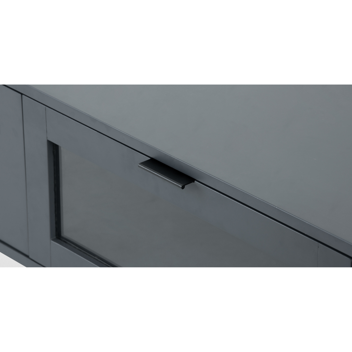 Averio TV Stand, Dark Stain Oak and Grey – image 8