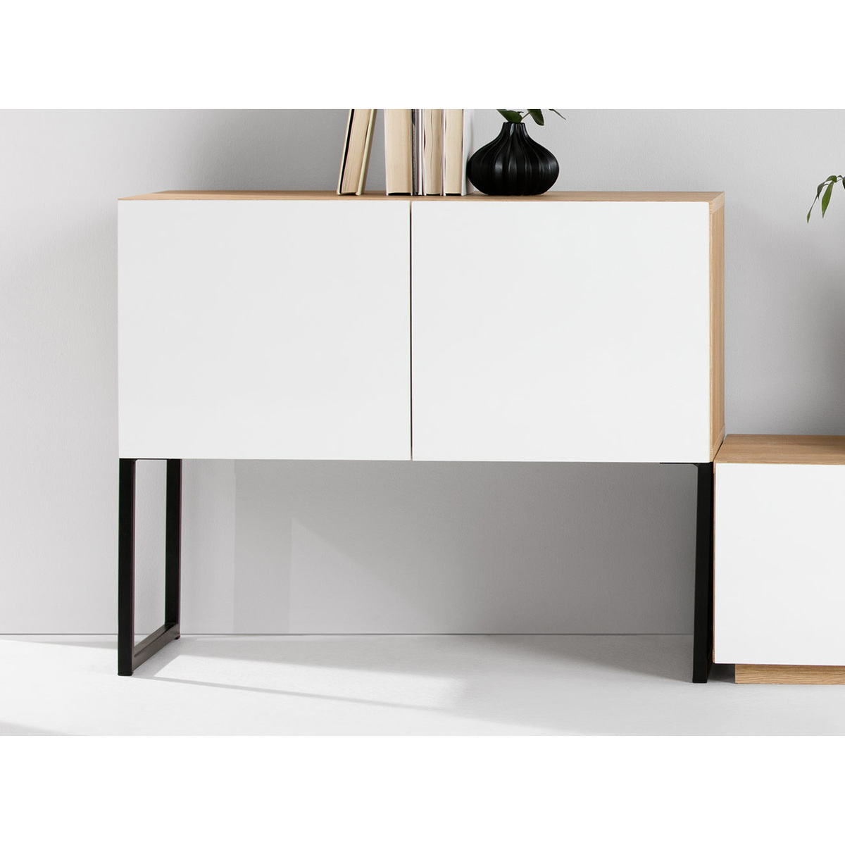 MADE Essentials Hopkins Sideboard, Oak and White – image 3