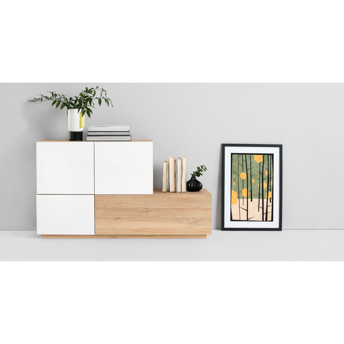 MADE Essentials Hopkins Sideboard, Oak and White – image 8