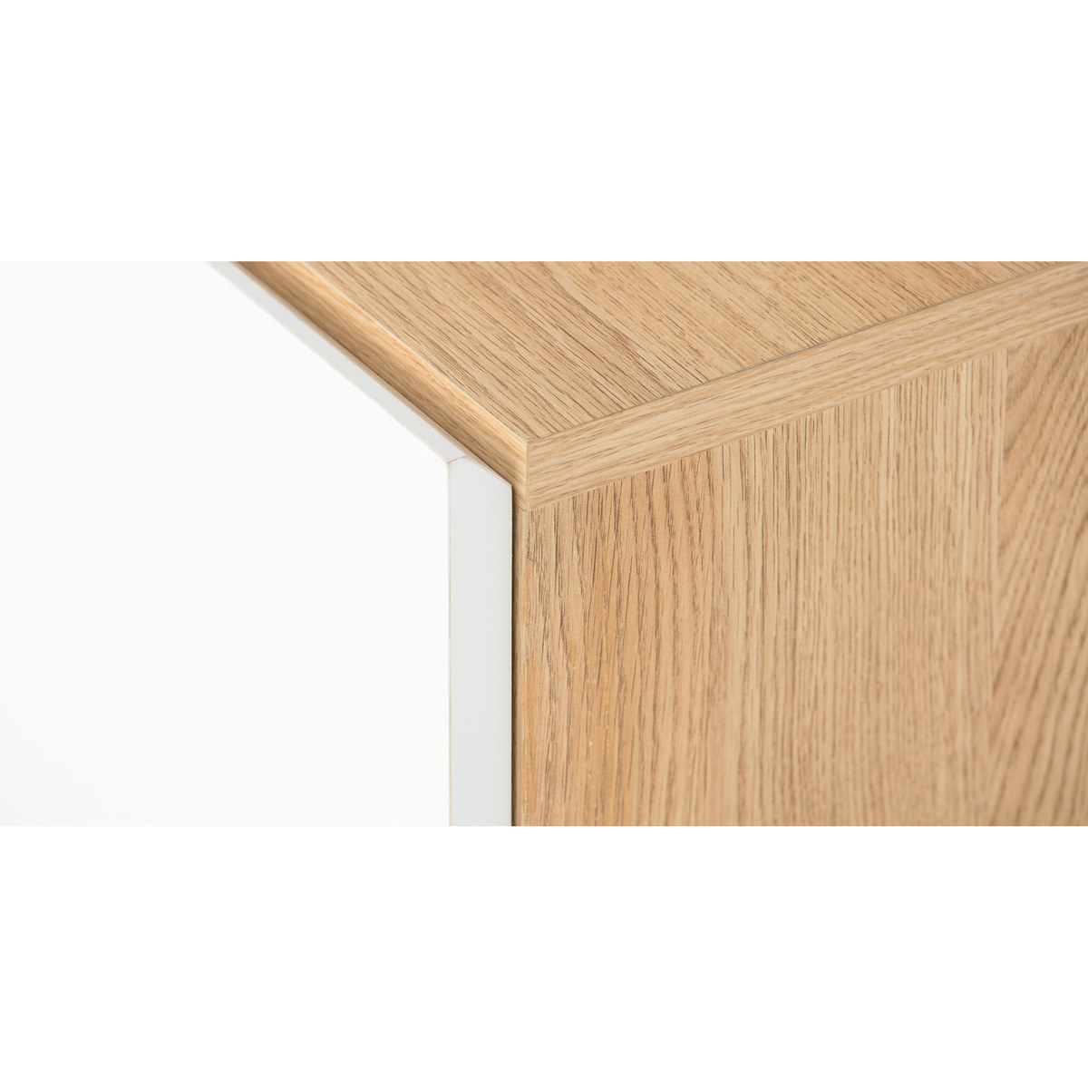 MADE Essentials Hopkins Sideboard, Oak and White – image 9