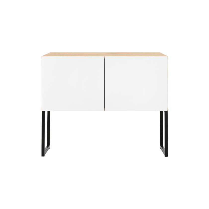 MADE Essentials Hopkins Sideboard, Oak and White – image 1