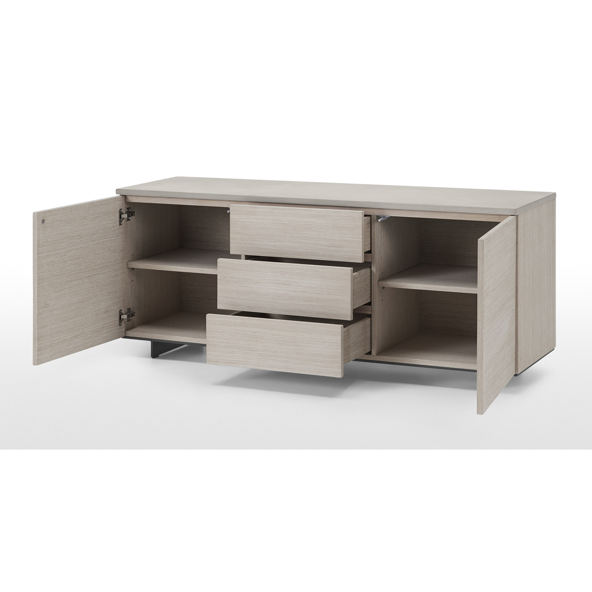 Claus Sideboard, Grey Concrete and Light Oak – image 5