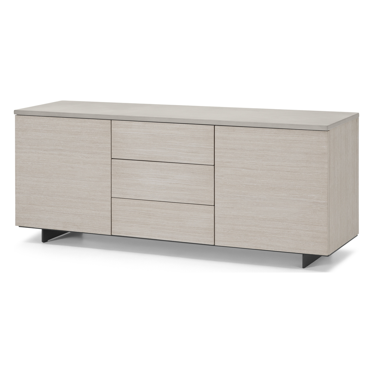 Claus Sideboard, Grey Concrete and Light Oak – image 2