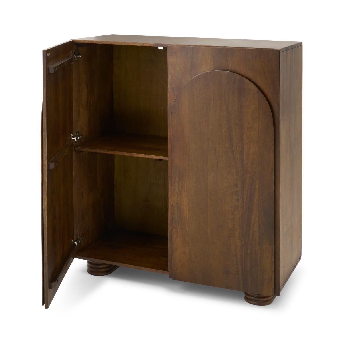 Kalaspel Highboard, Dark Mango Wood – image 6