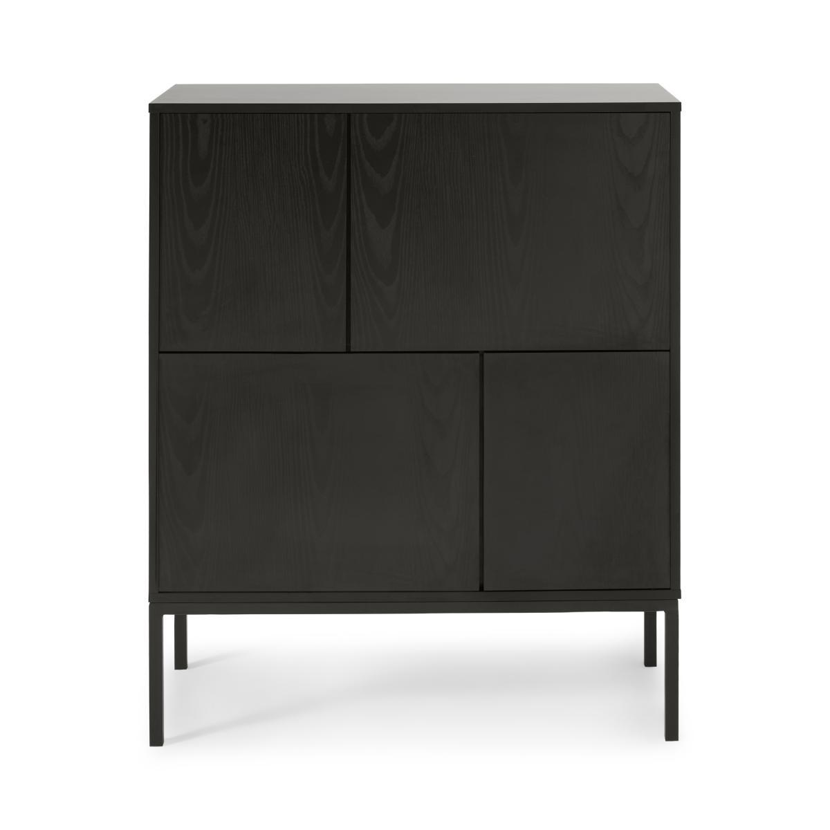 Seaford Highboard, Black Ash Effect – image 2