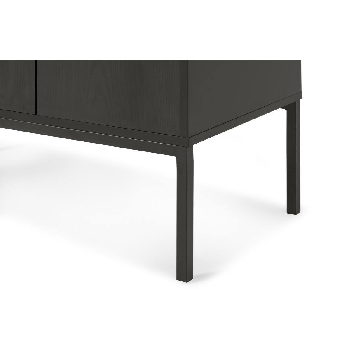 Seaford Highboard, Black Ash Effect – image 7