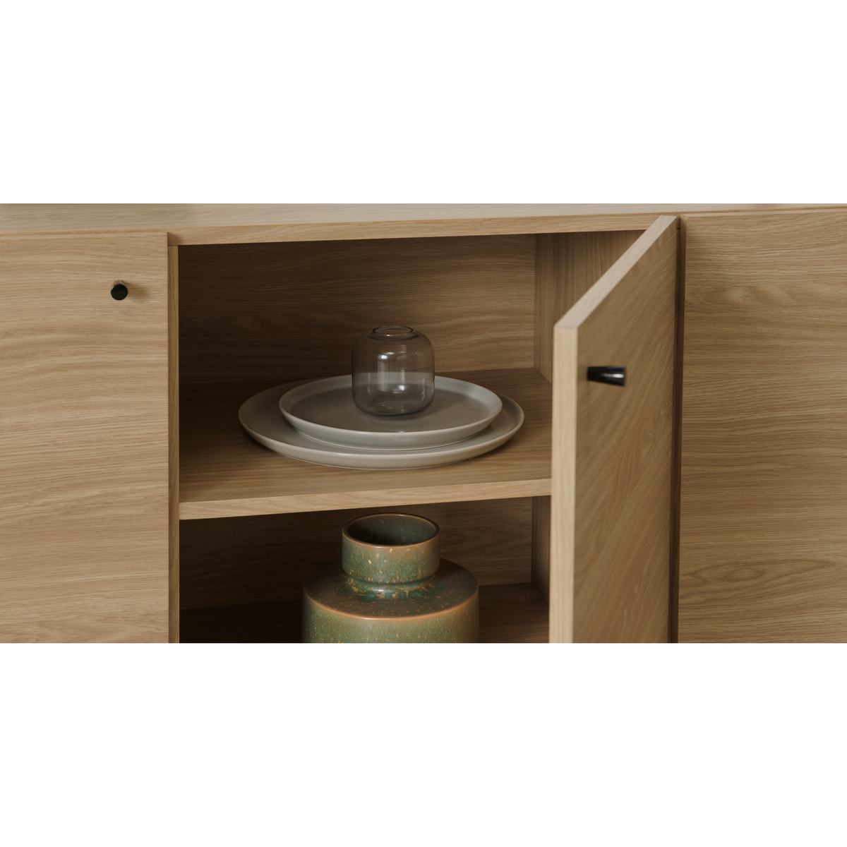 MADE Essentials Asger Wide Sideboard, Oak Effect – image 4