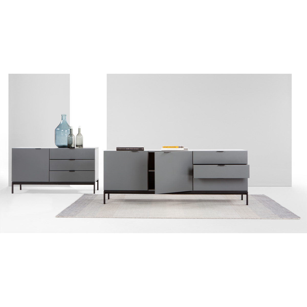 Marcell Compact Sideboard, Grey – image 4