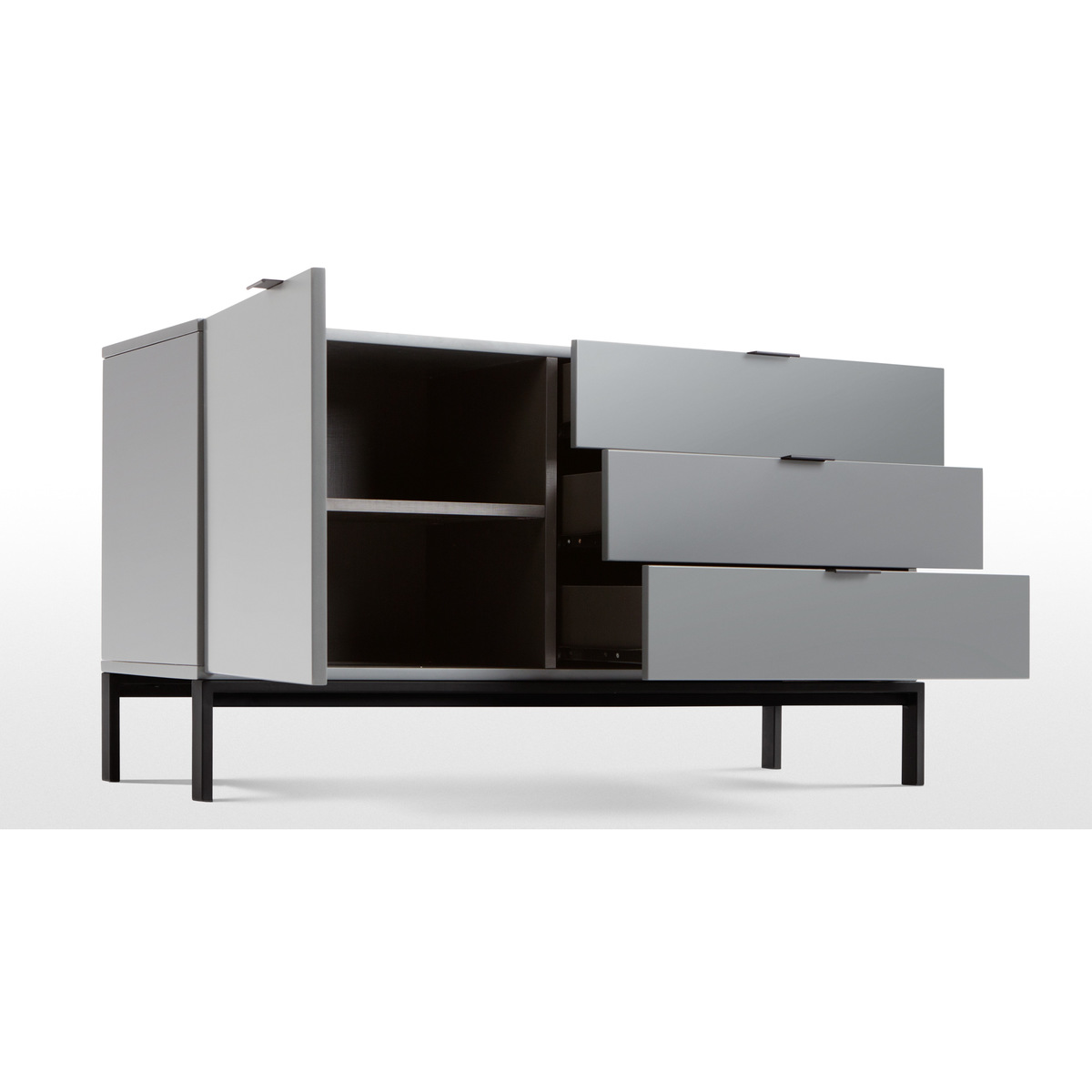 Marcell Compact Sideboard, Grey – image 7