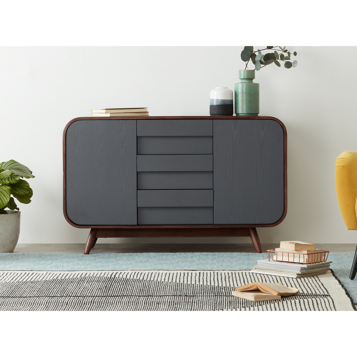 Esme Sideboard, Dark Stain Ash and Grey – image 3