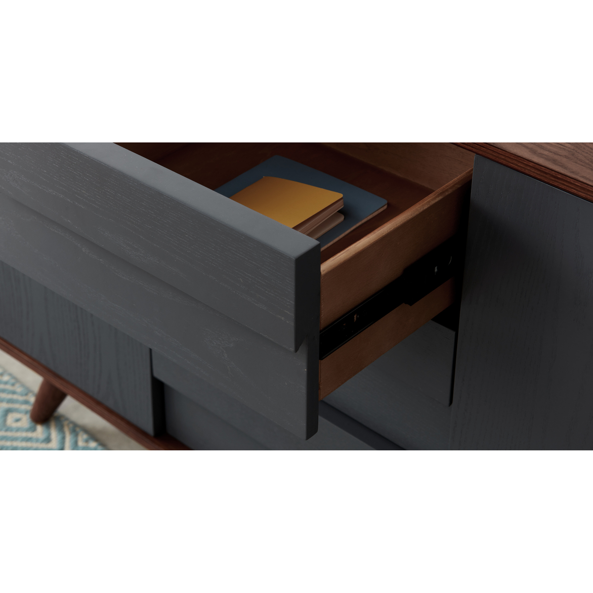 Esme Sideboard, Dark Stain Ash and Grey – image 5