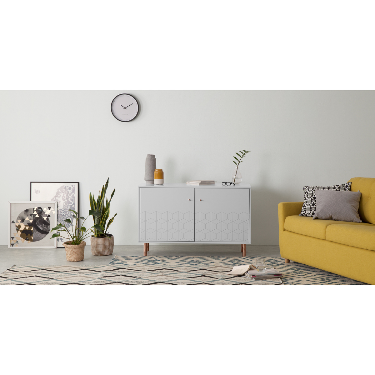 Hedra Sideboard, Copper and Grey – image 3