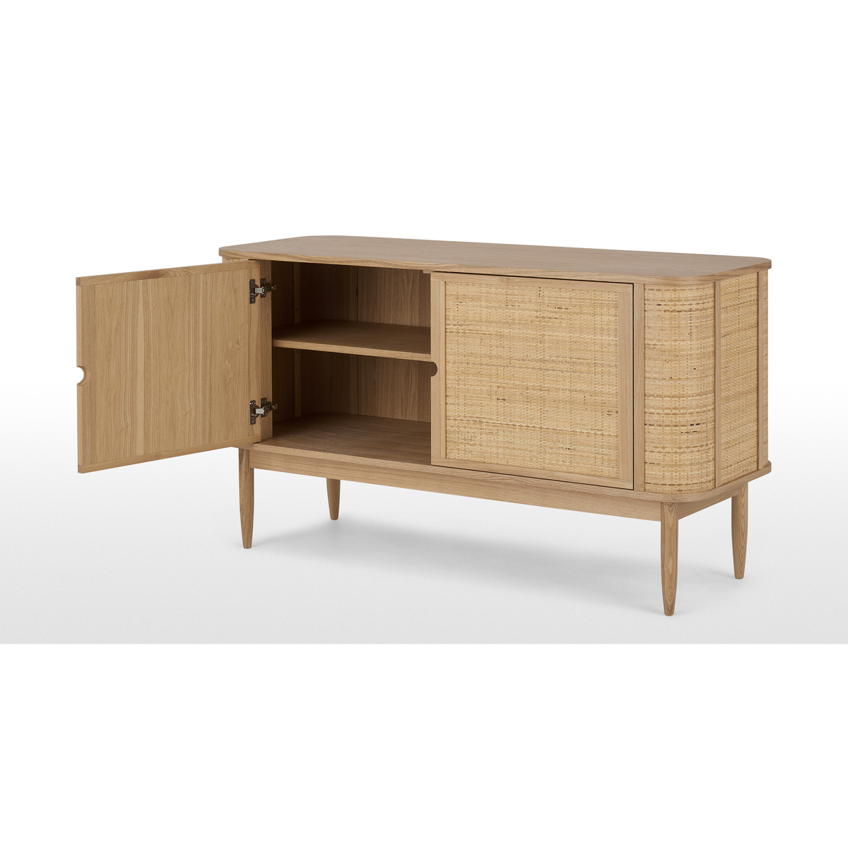 Liana Woven Front Sideboard, Ash & Rattan – image 5