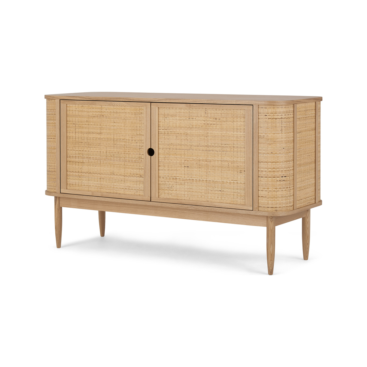 Liana Woven Front Sideboard, Ash & Rattan – image 2