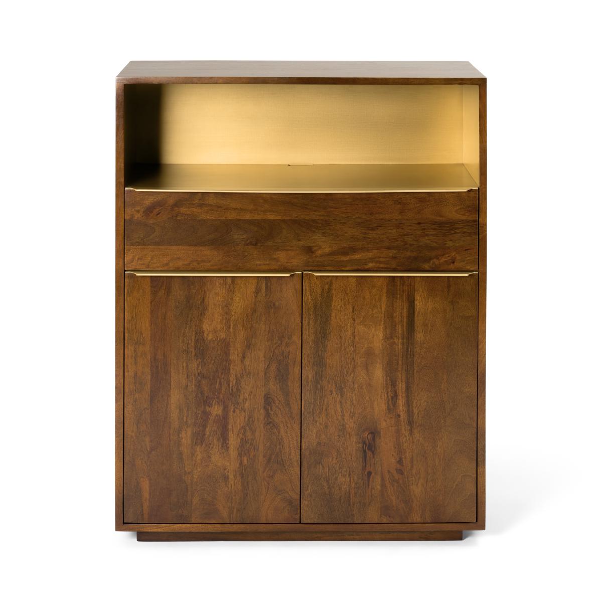 Anderson Highboard, Mango Wood & Brass – image 2