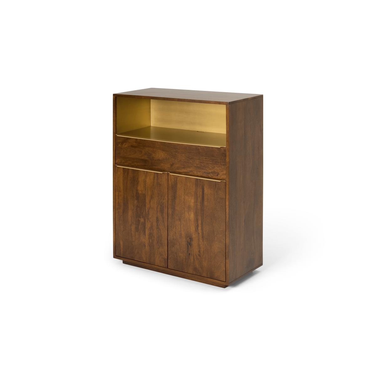 Anderson Highboard, Mango Wood & Brass – image 3