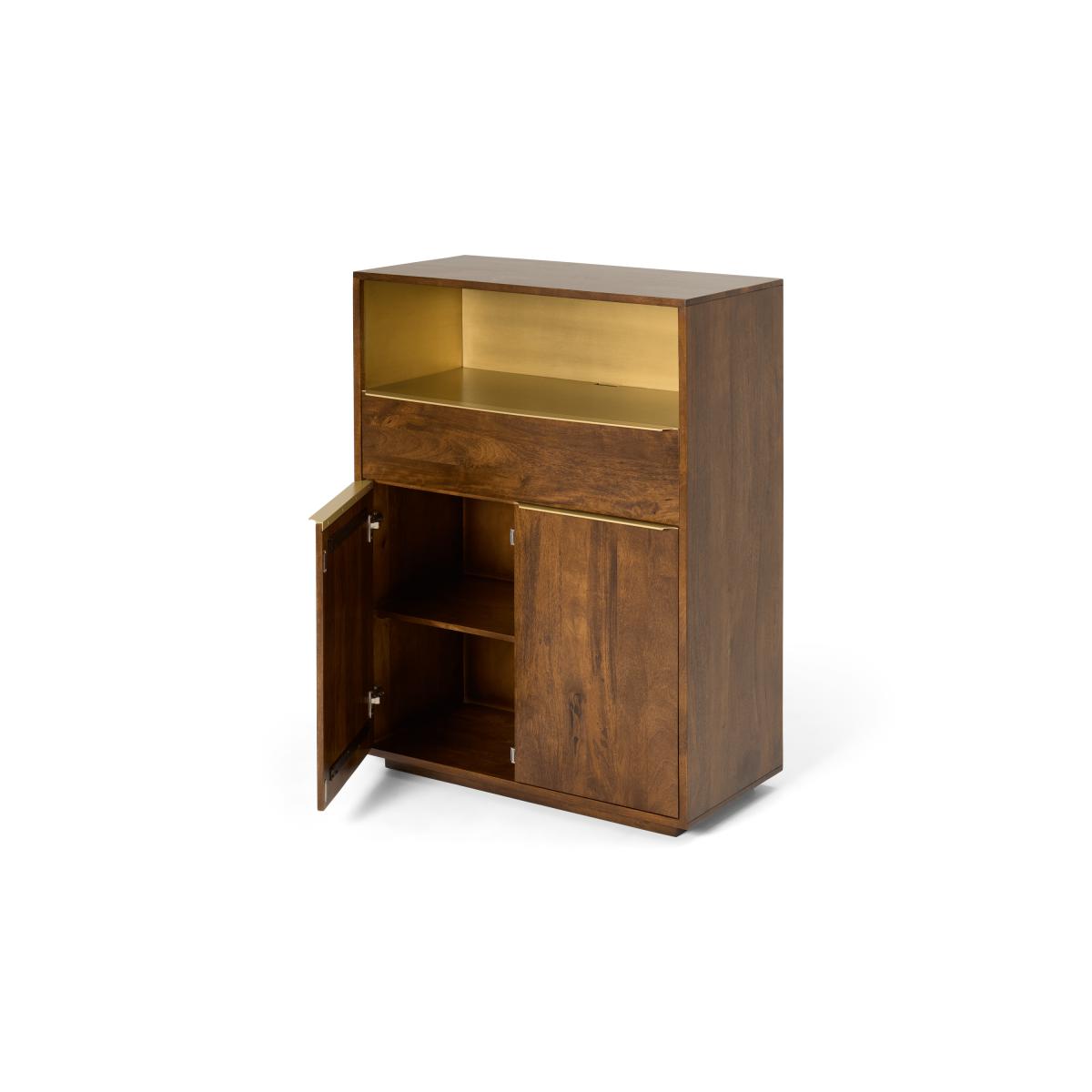 Anderson Highboard, Mango Wood & Brass – image 4