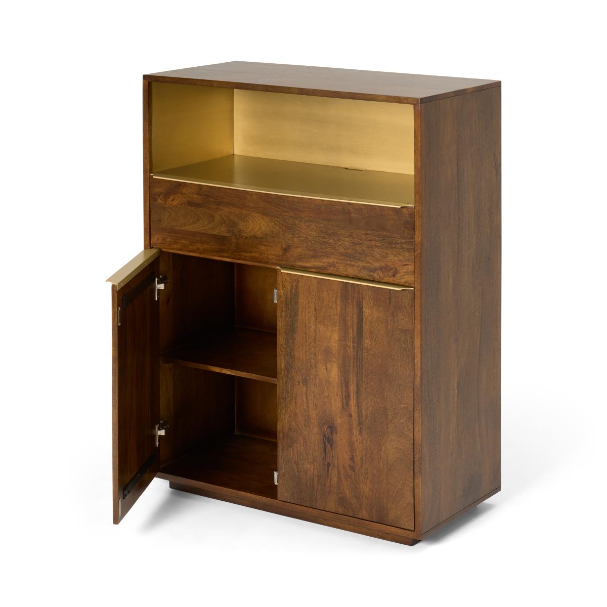 Anderson Highboard, Mango Wood & Brass – image 9