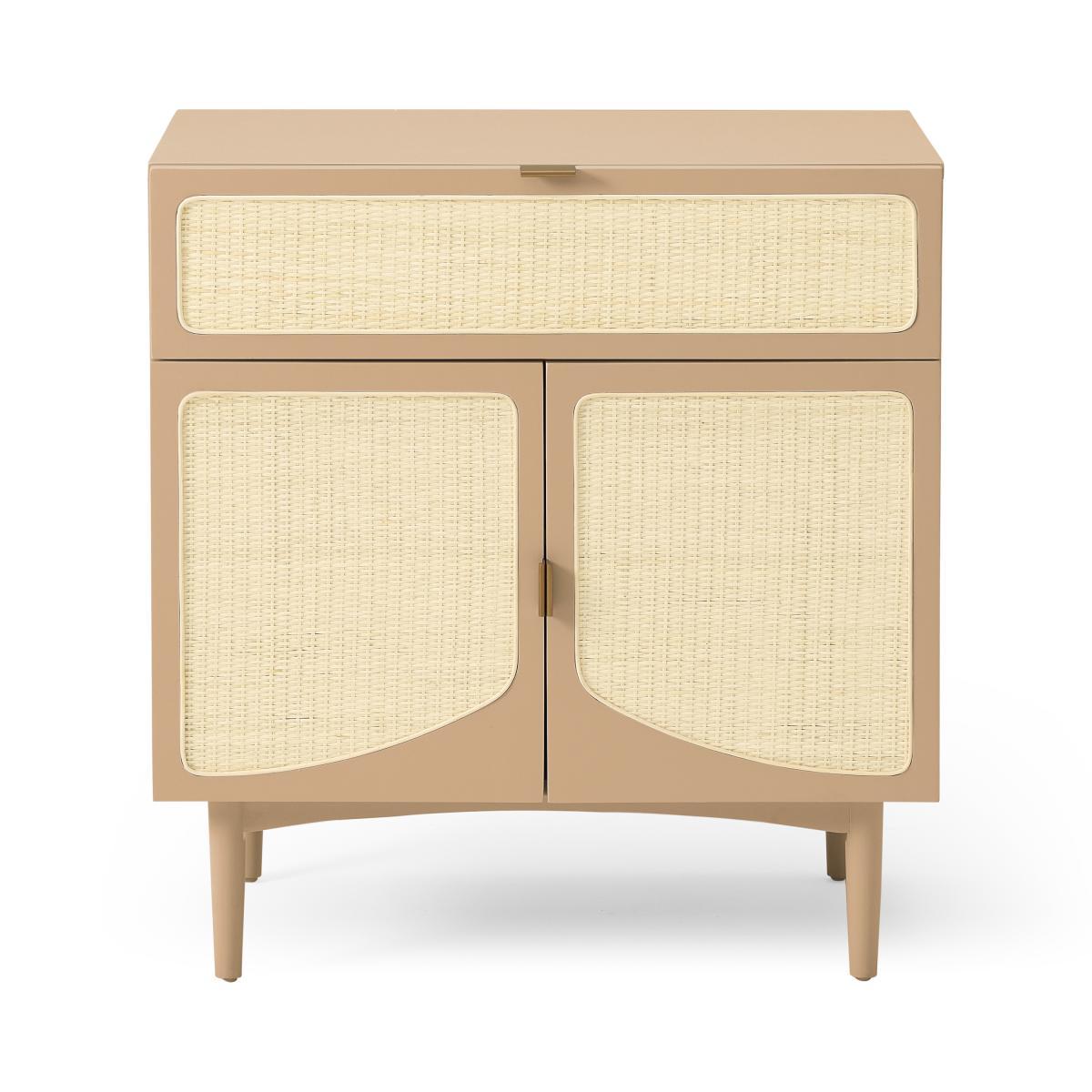 Emmi Compact Sideboard, Light Caramel & Rattan – image 2