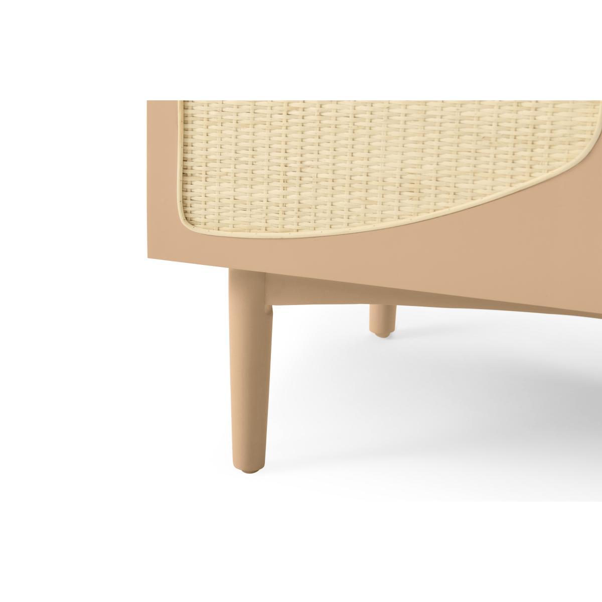 Emmi Compact Sideboard, Light Caramel & Rattan – image 8