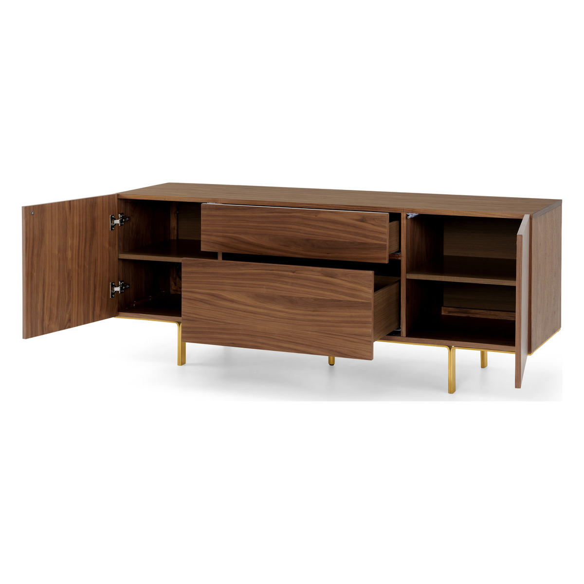 Keaton Sideboard, Walnut & Brass – image 8