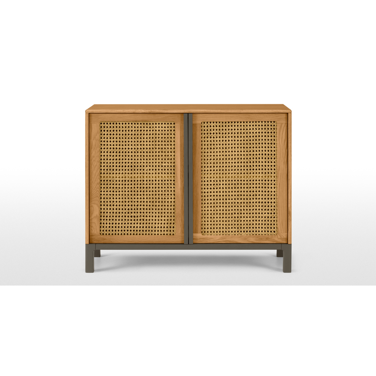 Reema Compact Sideboard, Oak & Grey – image 2