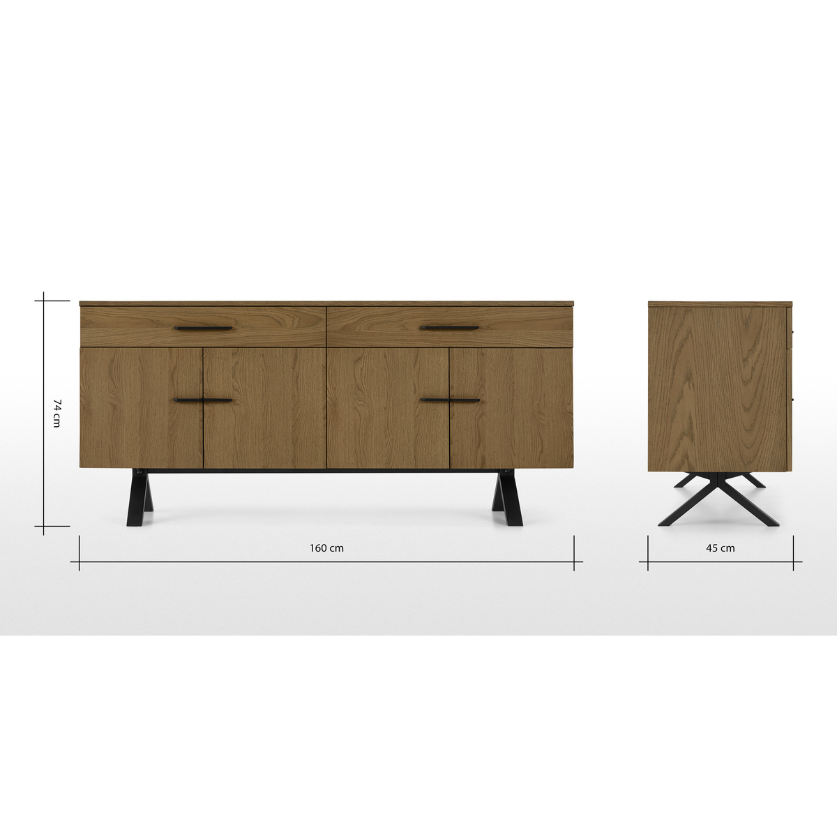Sora Sideboard, Smoked Oak – image 3