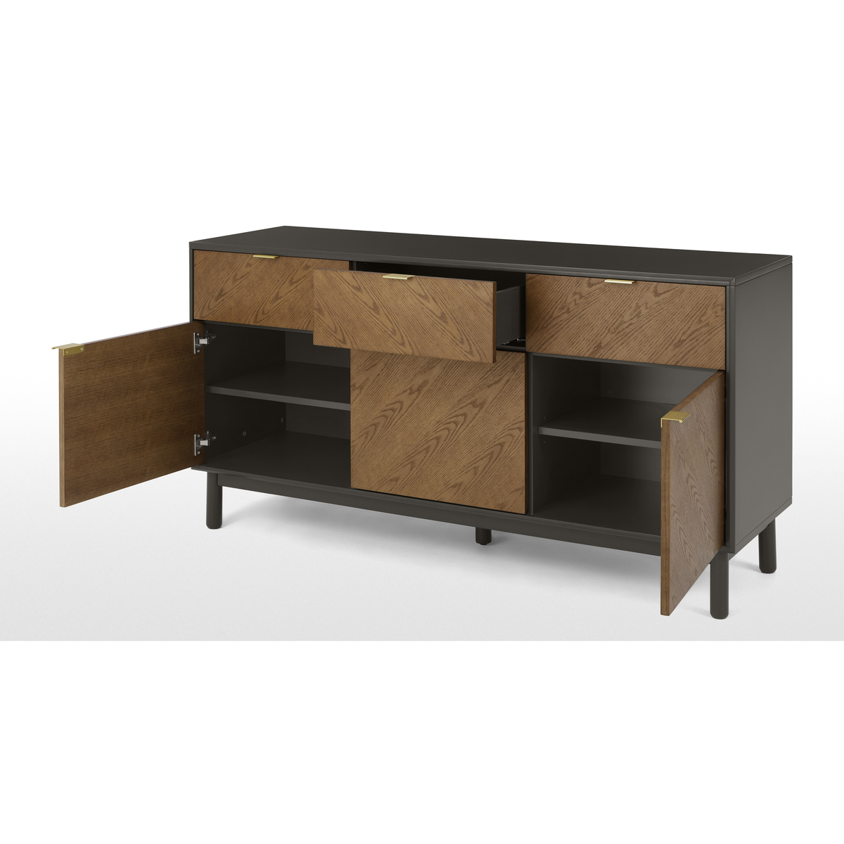 Belgrave Large Sideboard, Dark Stained Oak – image 6