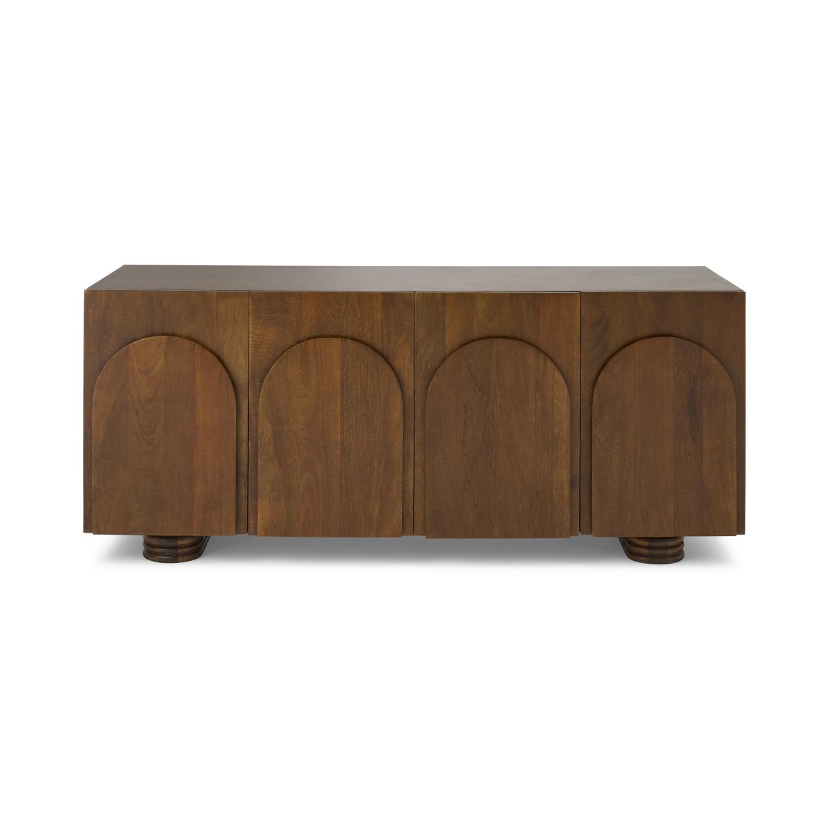 Kalaspel Wide Sideboard, Dark Mango Wood – image 2