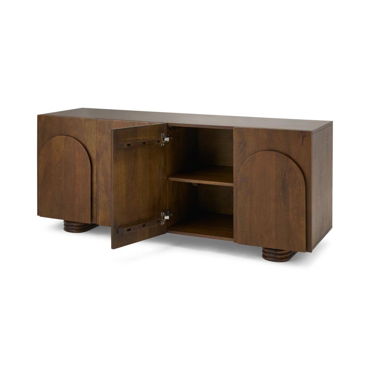 Kalaspel Wide Sideboard, Dark Mango Wood – image 6
