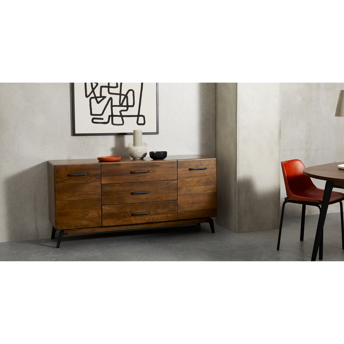 Lucien large sideboard, Dark Mango Wood – image 3